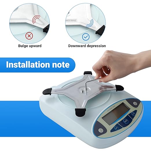 FOUR E'S SCIENTIFIC Lab Scale 3000gx0.01g High Precision 0.01g Accuracy Laboratory Analytical Balance Science Scale/Kitchen Scale, Without Calibration Weights