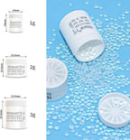 3 Gram 250 Pack Silica Gel Canister, Desiccant Canister, Silica Gel Capsules, Desiccant Capsules, Moisture Absorbers for Food Storage, Food Safe Dehumidifiers Wisecan