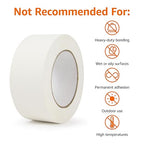 Amazon Basics No Residue, Non-Reflective Gaffers Tape - 2 inch x 90 feet, White