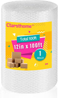 12 inchx100ft Total Small Bubble Cushioning Wrap Bubble Wrap for Extra Protection Packaging Mailers, Nylon Wrap Rolls Moving Cushioning Supplies for Moving & Shipping, Perforated Every 12”