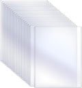 Sherr 20 Pcs Rigid Print Protectors Fit 24 x 36 Inch Poster Paper, Top Loading Page Protectors Plastic Poster Sleeves PVC Clear Sheet Holder to Display Photo Document Magazine Certificate