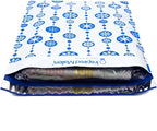 Inspired Mailers - Holiday Poly Mailers 10x13-100 Pack - Snowflake Baubles (Blue) - Mailing Envelopes - Christmas Mailers - Holiday Envelopes