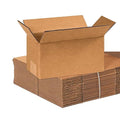 BOX USA Shipping Boxes 8"L x 4"W x 4"H 25-Pack Long Corrugated Boxes for Moving, Shipping, Mailing, Packing, Packaging and Storage