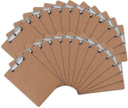 Clipboards, PANDRI 26 Pack Hardboard Office Clipboards, Low Profile Clip, Clip Boards 8.5x11 Standard Letter Size, Classroom Supplies, ECO Friendly