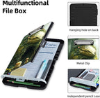 Clipboard with Storage Box & Pen Holder,Heavy Duty Clip Boards 8.5x11 for Nursing,High Capacity,School & Office Supplies,Dragon Cave Fantasy