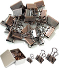 Assorted Binder Clips 0.75/1/1.25in 25-Pack - Copper Tone Clips for Office & Home