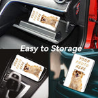Customized Registration & Insurance Holder, Leather Car Glove Box Organizer, Cool Accessories for ID, Driver's License & Essential Documents, Business Cards - Men & Women