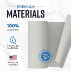 Bryco Goods Large Newsprint Packing Paper Roll - 1000'L x 18”W (700 Sheets 17” Long Equivalent) - USA Made - Newspaper Paper - Packaging, Storage, Shipping & Moving Supplies