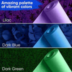 12" x 1200" (100 ft) Dark Blue Kraft Paper Roll (Value Pack of 2), 45 lbs Thickness, Made in USA Colored Kraft Paper for School, Bulletin Board - Odorless, Non-Toxic, Safe for Kids