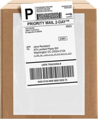 2000 Count 7" x 10" Shipping Label Envelopes, Clear Packing List Pouches with Self-Adhesive Back, Top Loading for Shipping Labels Sleeves, for Packing Slips, Labels Invoices & Paperwork. GPI
