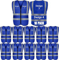 BeautyWill Custom Logo Safety Vest S,M,L,XL,2XL,3XL,4XL Personalized Safety Vest High Visibility Apparel