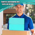 Small Shipping Boxes, 50 Pack Cardboard Box Corrugated Mailer Boxes Small Corrugated Boxes For Shipping Packaging Craft Gifts Giving Products, 6 x 4 x 1.6 Inches (Light Green)