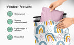 10x13 Poly Mailers – Boho Rainbow – Waterproof, Tear-Resistant Shipping Bags with Adhesive Seal – 100 Pack – Package Mint