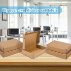 50 Pack Small Shipping Boxes,Brown Corrugated Cardboard Boxes,Internal size:5.5x3.7x1.25inches,Recyclable Corrugated Mailer Boxes for Small Bussiness Packing and Mailing