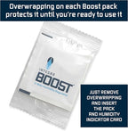 Integra Boost 2-Way Humidity Control Pack - Preserve Flavor & Control Humidity at 55% RH - Moisture Absorber for Herbs, Spices & More - 2 Gram (Pack of 50)