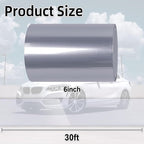 Lypumso Clear Vinyl Wrap Tape, Universal Car Door Edge Guard Door Sill Protector, Transparent Paint Protection Film for Most Cars Rearview Mirror Handle Bumper Window Stair (6inch x 30ft)