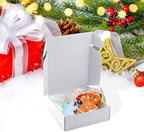 Cardboard Boxes Shipping Boxes,15 Pack Recyclable Corrugated Cardboard Box Small Mailing Storage Gift Boxes for Shipping, Mailing, Gifts Packaging, 6x6x2" (White)