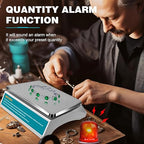 Industrial Counting Scale 15kg/33lb x 0.1g Digital Inventory Counting Scale High Precision Electronic Gram Scale with Battery DC/AC Power for Parts Jewelry Coins (g/kg/lb/oz)