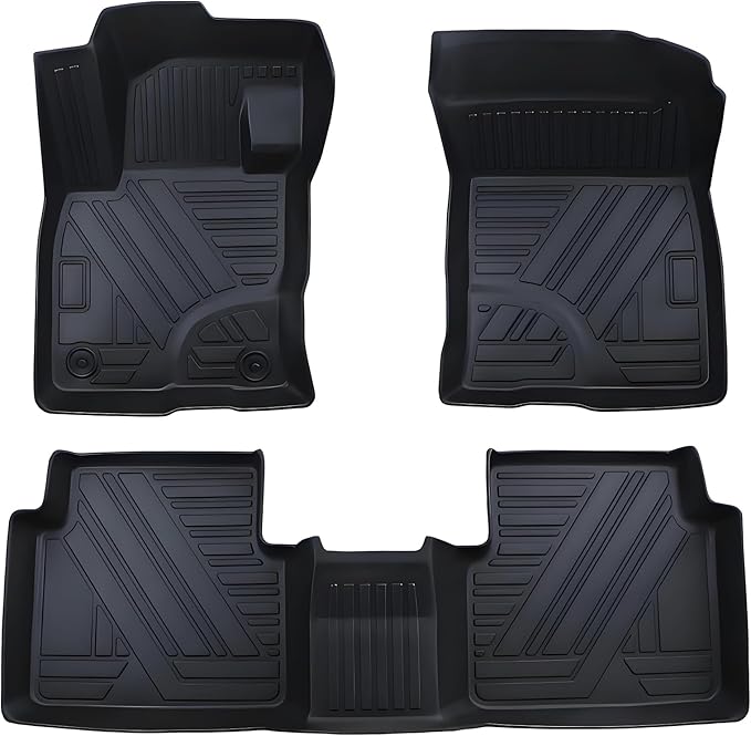 Aiqiying Floor Mats Compatible with Ford Escape 2020-2025 Models，All Weather Carpet Liners Waterproof Durable Custom-Fit Front Rear Full Set Protection TPE Accessories
