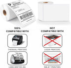 CEPRICO - 4”x 6” Direct Thermal Shipping Labels - 1 Roll (Per Roll 220 Labels) - Waterproof Perforated Self Adhesive Printable Stickers for UPS DHL FedEx USPS - Compatible w/Zebra & Thermal Printers