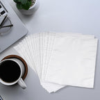 souG 100Pcs Self Adhesive Display Pockets - 8.5 x 11 Inch Paper Sleeves for Wall and Door Communication, Clear Adhesive Sheet Protectors for Office, School, Box Posting Signs
