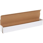 Box USA BM2733 27 1/2"L x 3 1/2"W x 3 1/2"H, White (Pack of 50)