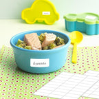 Removable Freezer Labels, Date Label 1x2 Inch Food Storage Stickers, Waterproof Oil Resistant Easy Clean Leaves no Residue 300 Total Per Roll,2 Rolls
