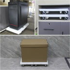 Furniture Dolly,Moving Dolly 4 Wheels Heavy Duty,16in-11in 500lbs Capacity,Furniture Movers Dollys with Wheels,4 Wheels Small Flat Dolly Cart, 2 Pack, White
