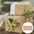 Recyclable Cardboard Small Gift Mailer Boxes for Shipping Packaging Craft Mother's Day Gifts Giving Products (Pink, 9 x 6 x 2 Inch)
