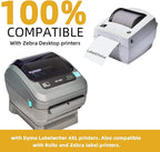 1000 Pcs 3" Core 4"x6" 3-Proof Industrial Direct Thermal Labels Compatible for Zebra 220Xi4 ZT510 ZT & Xi &ZM Series Datamax NATO Intermec Thermal Printer Commercial Grade No Ribbon Needed