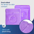 REVIX Reusable Knee Ice Pack Wrap for Post-Workout Recovery, Gel Ice Pack Knee with Cold Compression Therapy, Soft Plush Cover and Hands-Free Application, A Set of Two