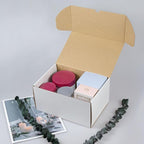 10x7x5 Inches Shipping Boxes Set of 20, White Corrugated Cardboard Box Literature Mailer for Packing Small Business