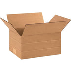 Aviditi Shipping Boxes Multi-Depth 12"L x 9"W x 6"H, 25-Pack | Corrugated Cardboard Box for Packing, Moving and Storage