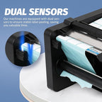 Automatic Label Dispenser, 2.98lb Portable Electric Label Dispenser for 20-130mm Labels, 3 Speed Adjustable with Dual Senser for Shipping/Document/Reminding Labels (with a Battery)