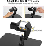 Magnetic Helping Hands Soldering Third Hand, PCB Circuit Board Holder with 3X LED Magnifying Lamp, 360 Hot Air Gun Holder, Extra Large & Heavy Duty Base Plate | Flexible Arms for Soldering Station