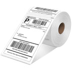 L LIKED 880 PCS 4"x 6" Direct Thermal Labels White Perforated Shipping Label, 220 Labels/Roll,Strong Adhesive, Compatible with DYMO 4XL 1744907,Zebra, Rollo, Jadens, Nelko,4 Rolls