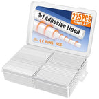 XHF UL Listed 225 Pcs 3:1 Waterproof White Heat Shrink Tubing Kit Marine Grade Adhesive Lined Heat Shrink Tube, Insulation Sealing Oil-Proof Wear-Resistant