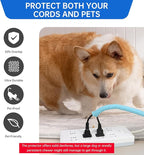 Split Braided Cable Sleeve，Flexible Wire Loom Tubing, Automotive Cord Protector Pet Proof, Cable Management for Computer TV Electric Wires Harness 16ft (Sky Blue, 10mm（3/8")