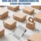 1-2000 Inventory Stickers, Waterproof Self-Adhesive Vinyl Number Stickers, Number Labels for Storage, Organization, Classroom, Indoor & Outdoor Use(0.39 x 0.78 Inch)
