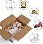 7x5x4 Shipping Boxes for Small Business,40 Pack White Corrugated Cardboard Box for Packaging, Mailing, Storage