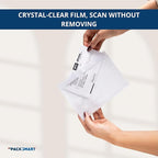 100 Units, 4.5"x5.5" Clear Packing List Shipping Pouches – Heavy Duty Self-Sealing Adhesive Envelopes, Waterproof & Tear-Proof – Ideal for Labels, Invoices & Documents