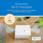 hOmeLabs Dehumidifier for Home, Office, Basements with Powerful Moisture Removal, Humidity Control, Auto Shut-off, Quiet Operation - 7,500 Sq Ft Wi-Fi with Pump (50 Pint MAX 120 Pint at 95°F, 90% RH)