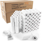 (200 Rolls) 2 1/4" x 85' Thermal Paper, POS Receipt Paper for Retail Business Cash Register, Fits Most Credit Card Terminal