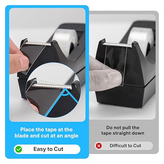 OWLKELA 20 Rolls Transparent Tape Refills, Clear Tape, All-Purpose Transparent Glossy Tape for Office, Home, School
