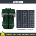 Safety Vest High Visibility Reflective Construction Vest for Men Women