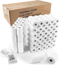 (100 Rolls) 2 1/4" x 85' Thermal Paper, POS Receipt Paper for Retail Business Cash Register, Fits Most Credit Card Terminal