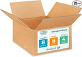 Small Moving & Shipping Boxes 8"L x 8"W x 4"H (25-Pack) - Extra Strength 200 lb vs Regular - Corrugated Cardboard Boxes for USPS/UPS/FEDEX - Strong Packing Box - Shipping Box by IDL Packaging