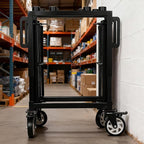 Funeral Stretcher Truck, 992LBS Folding Funeral Stretcher Cart with Dual-Locking Wheels, Dedicated Coffin Cart,Carbon Steel Mortuary Stretcher Trolley for Church,Funeral Home,Parlour,Crematoriums