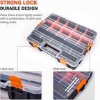 P-SH-Tote Shelf Kit for Van Shelving Storage, 3 Plastic Storage Box w/ 1 set Organizer Holder for Small Parts, Screws and Hardwares