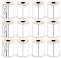 4x6 Direct Thermal Shipping Labels, 2640 Labels/12 Rolls, Compatible with Dymo 4XL 1744907, 1755120, Smudge-Resistant and Permanent Adhesive Direct Thermal Labels, BPA Free